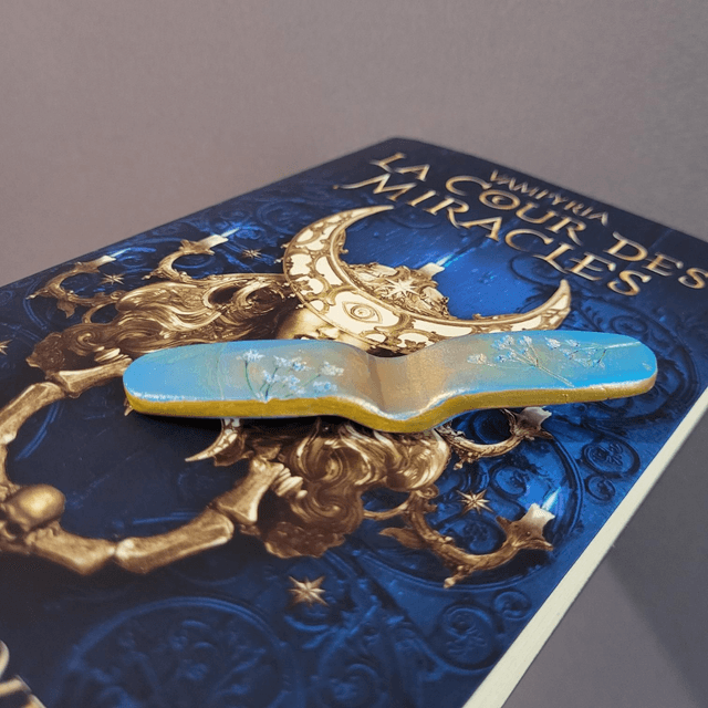 Bague de lecture plate - Orchidée 