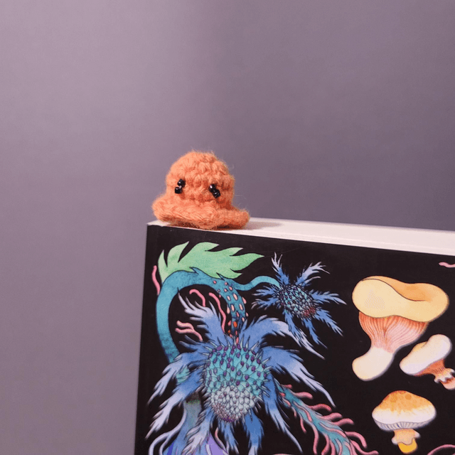 Marque page - Poulpy - orange