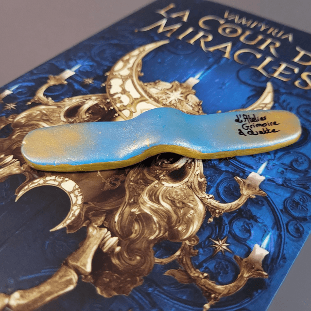 Bague de lecture plate - Orchidée 