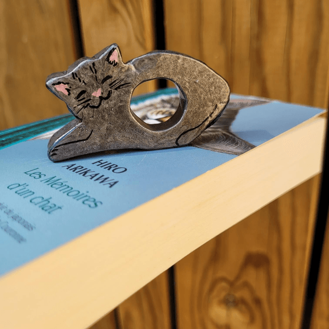 Bague de lecture - Chat - Taille S